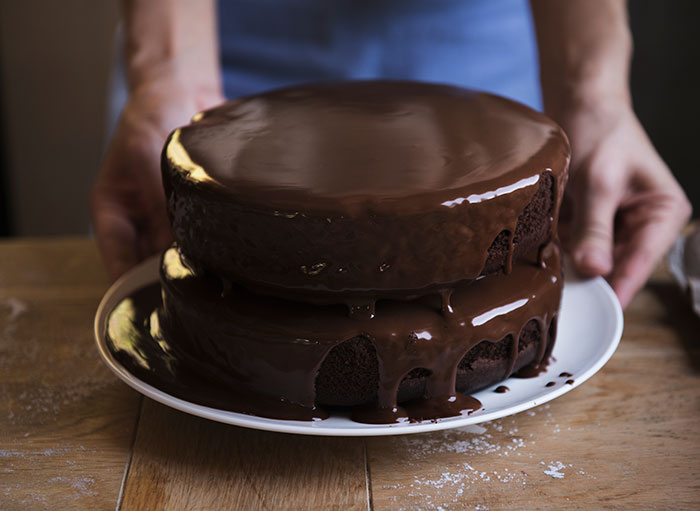 Gooey Chocolate Fudge Cake