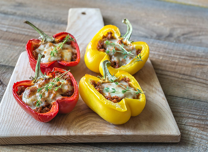 Meat Stuffed Peppers